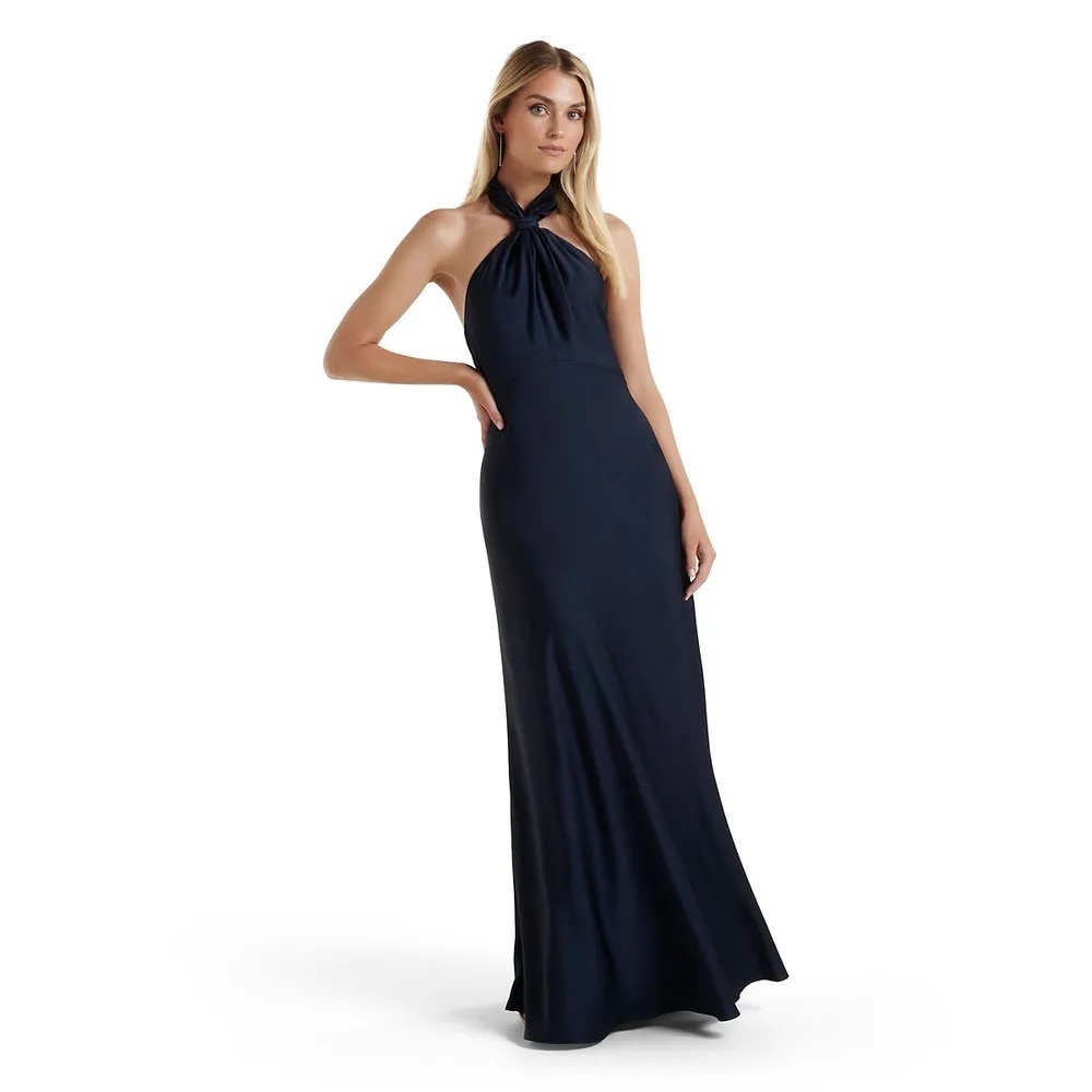 Evernew Melbourne | Yvette Tie-Neck Gown - Picture 1 of 5